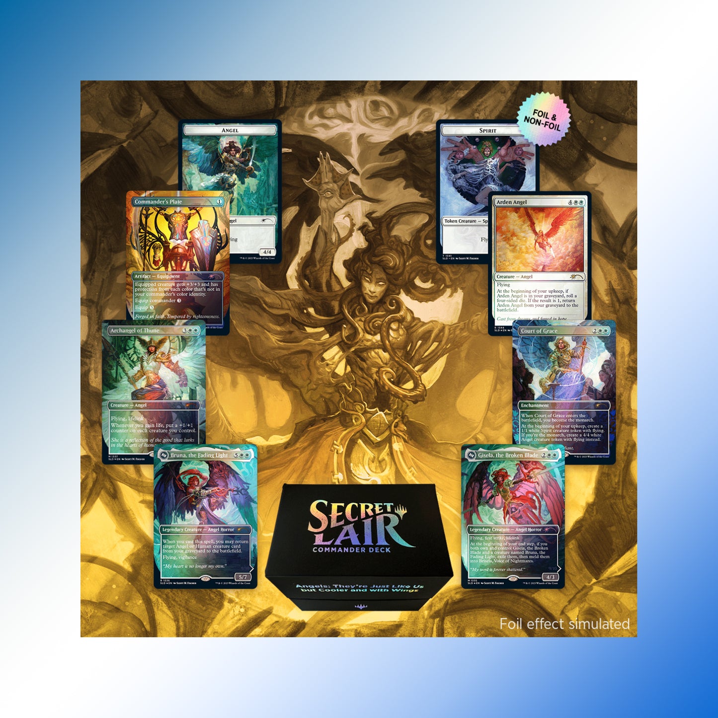 Secret Lair Commander Deck: Angels: They're Just Like Us but Cooler and with Wings - Secret Lair Drop Series