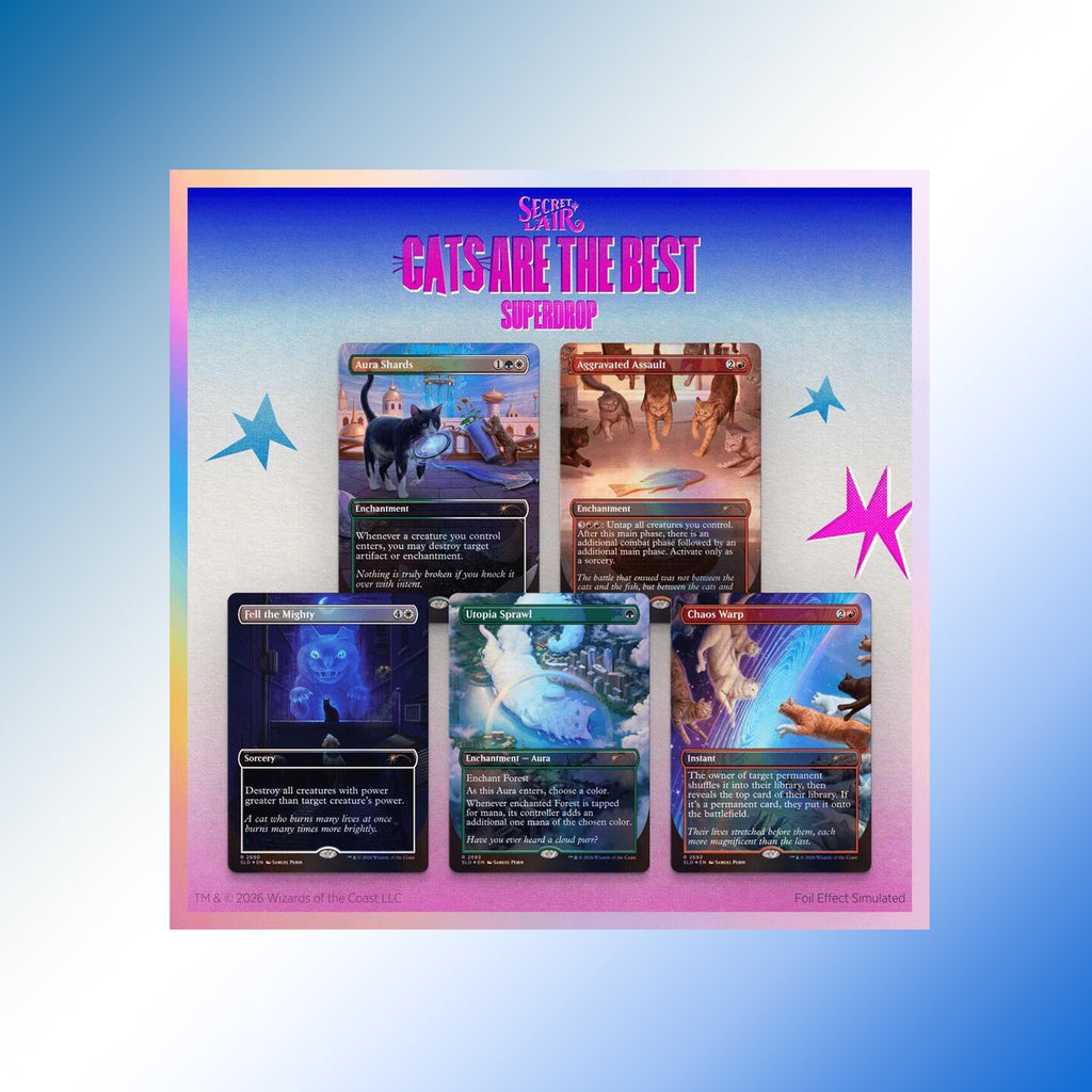 Secret Lair Drop: Cats of Chaos - Traditional Foil Edition