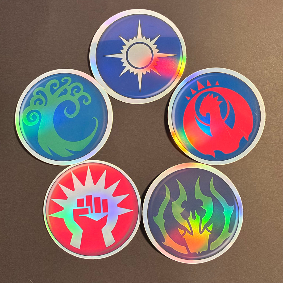 Magic the Gathering Guild Stickers - Ravnica Guildpact Dissension Guilds