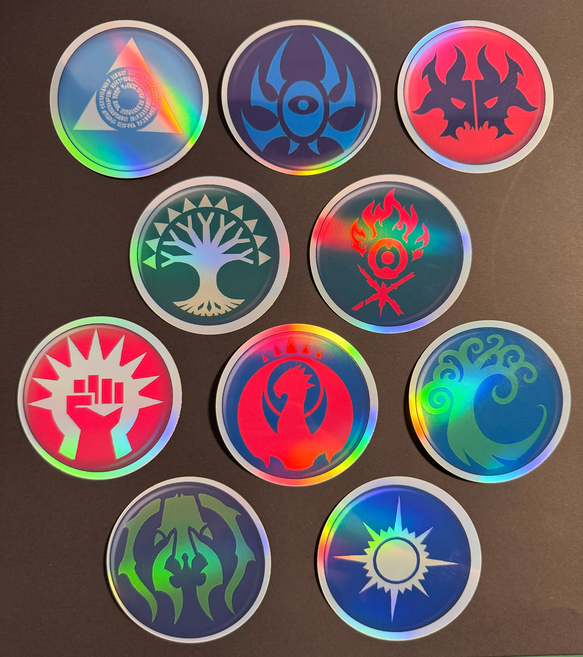 Magic the Gathering Guild Stickers - Ravnica Guildpact Dissension Guilds