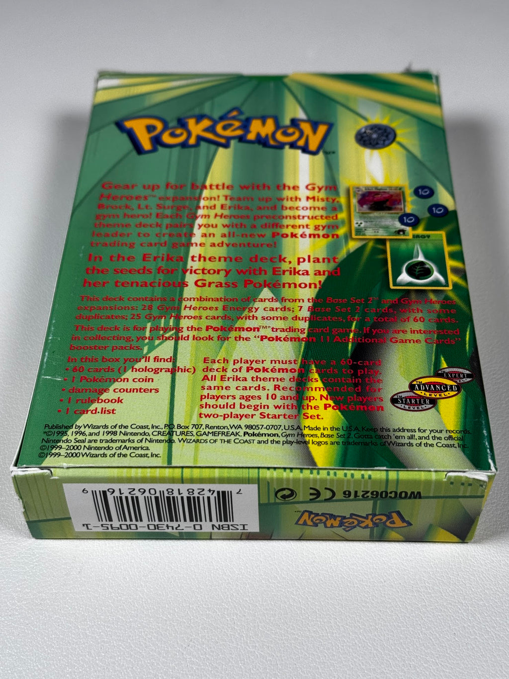 Erika Theme Deck Gym Heroes - Pokémon - From 2000