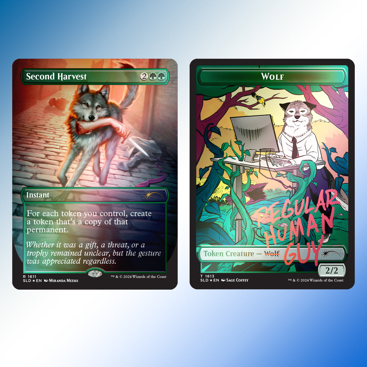 Secret Lair Drop: Featuring: Not a Wolf - Traditional Foil Edition - Secret Lair Drop Series (SLD)
