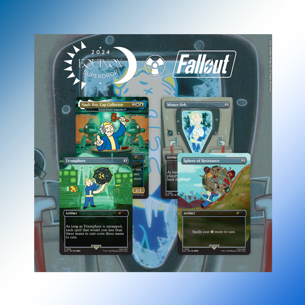 Secret Lair Drop: Secret Lair x Fallout: Vault Boy - Rainbow Foil Edition - Secret Lair Drop Series