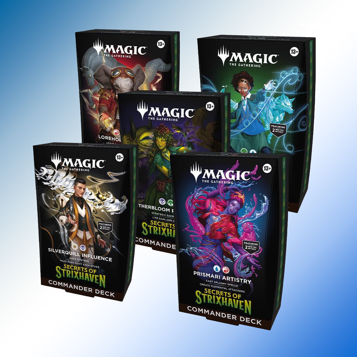 Secrets of Strixhaven Commander 5 Deck Bundle - Magic the Gathering